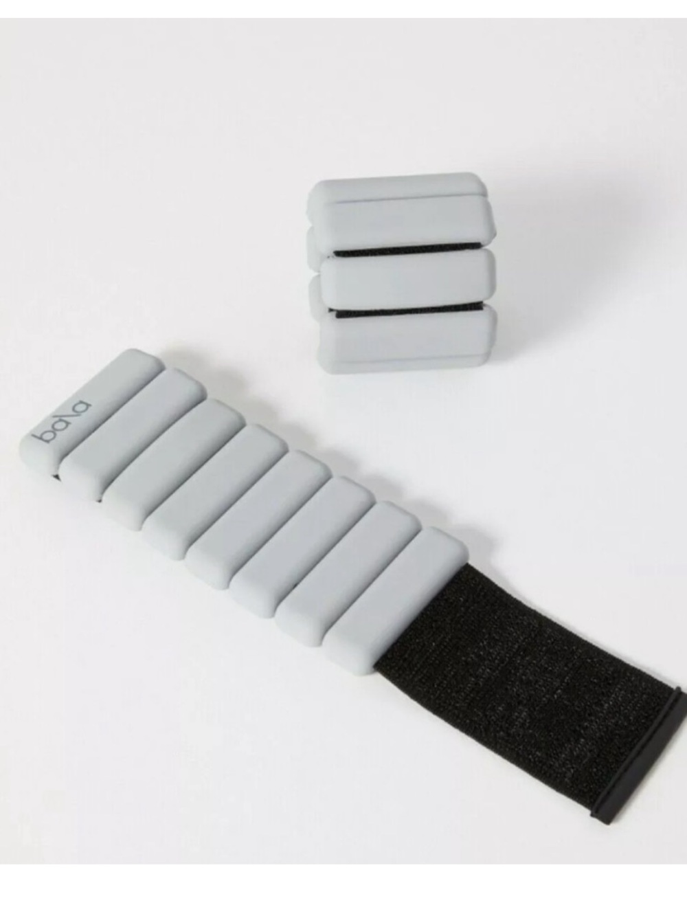 Bala Light Gray Adjustable Ankle/Wrist Weight with Black Strap 3lbs